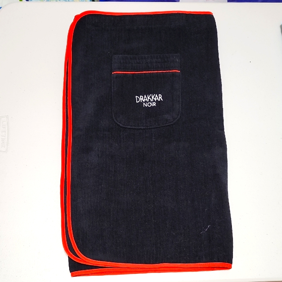 Vintage Nwot Never Used Drakkar Noir Mens Waist Towel